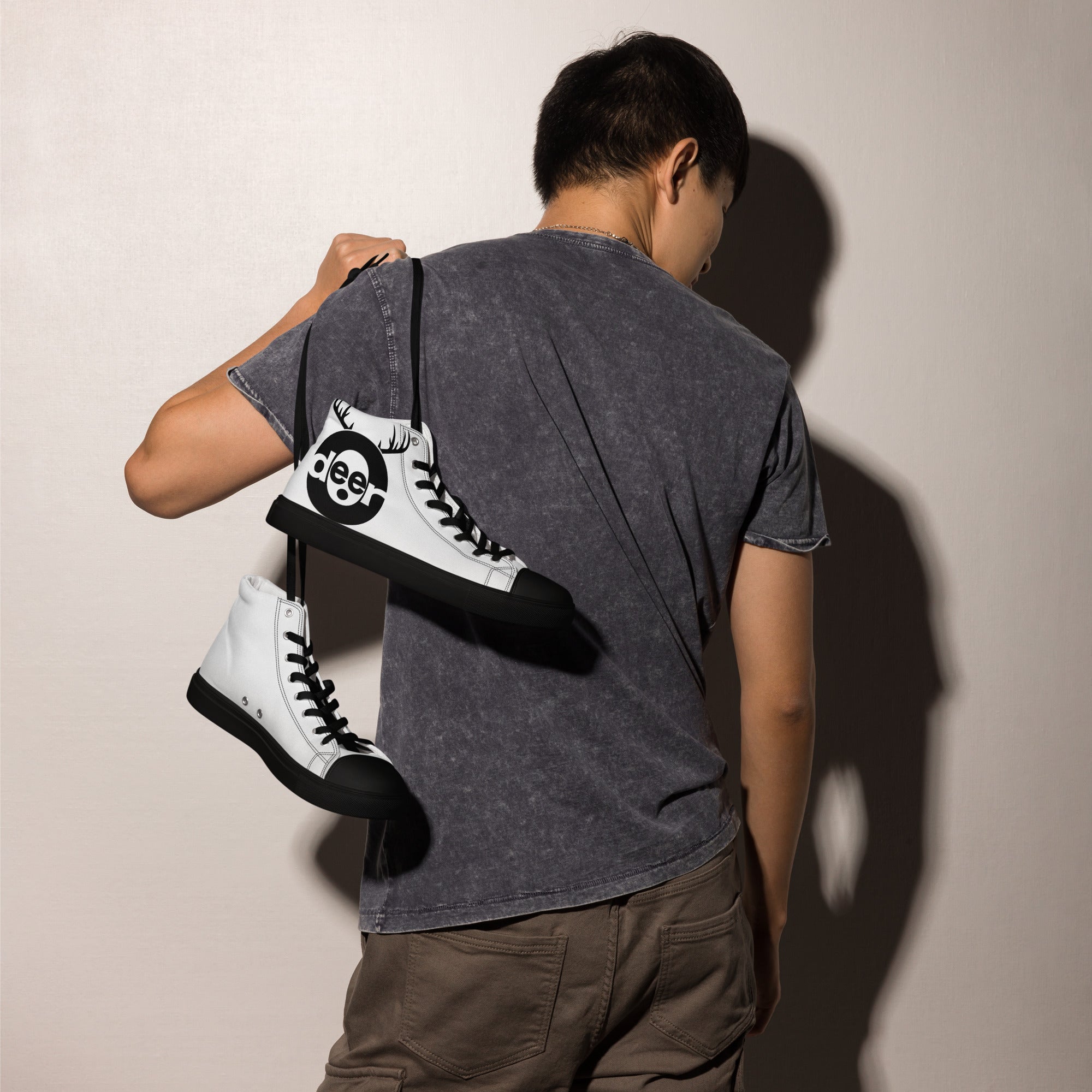 Odeer Men’s high top canvas shoes Secondary image